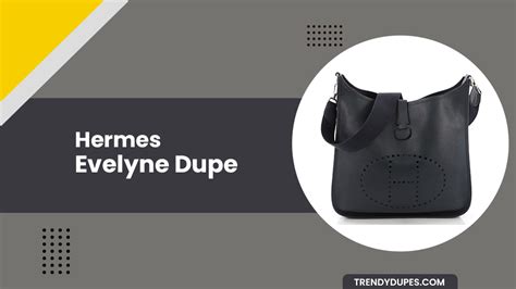 hermes bag charm dupe|hermes evelyne bag dupe.